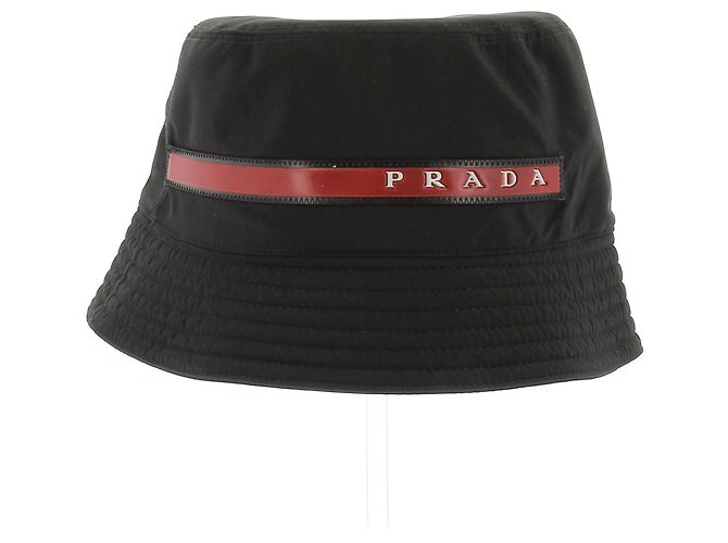 Prada Hut schwarz aus Baumwolle - Ansicht 2