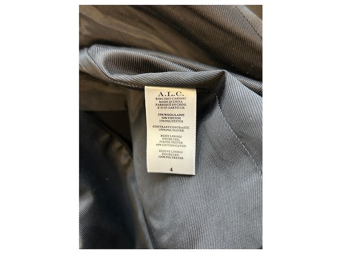 A.L.C Navy Blue Wool Blazer - view 6