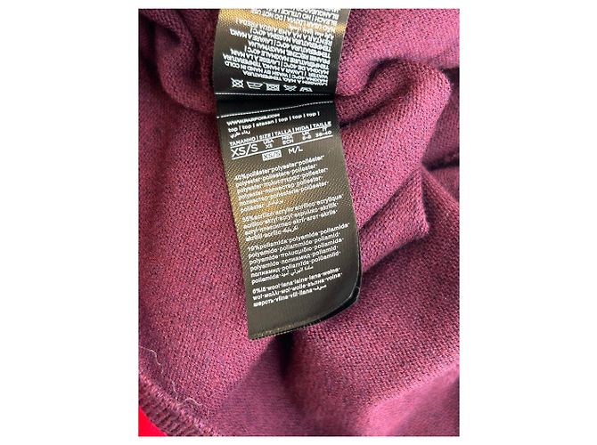 Autre Marque Top bustier VICKY MONTANARI X PARFOIS Rosso e Bordeaux - vista 6