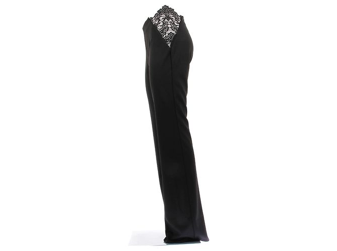 Autre Marque Pantaloni slim neri in cotone VAILLANT 38 Nero - vista 4