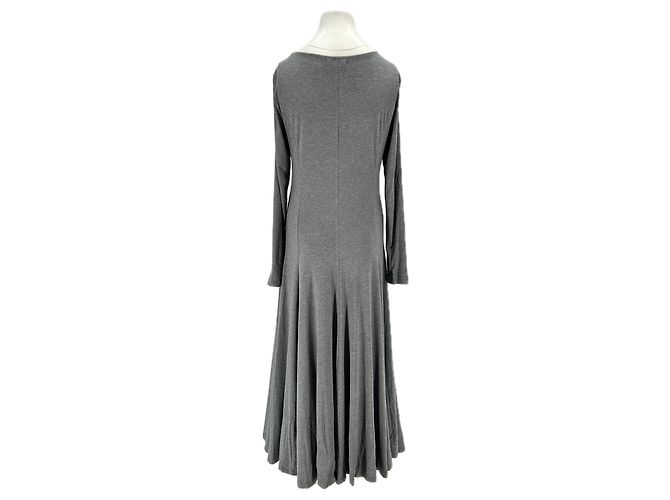 Autre Marque RUE SOPHIE Langes graues Kleid - Ansicht 2