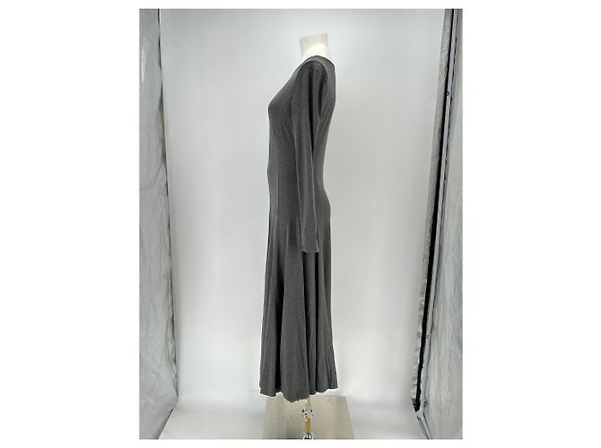 Autre Marque RUE SOPHIE Langes graues Kleid - Ansicht 4