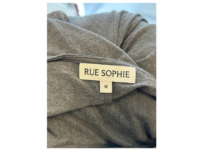Autre Marque RUE SOPHIE Langes graues Kleid - Ansicht 5