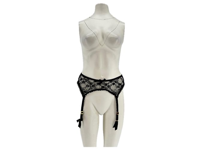 Conjunto de lencería de encaje negro Agent Provocateur - vista 16