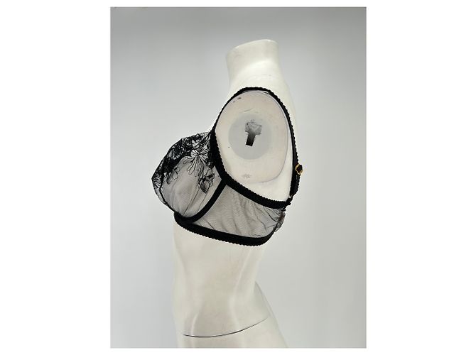 Conjunto de lencería de encaje negro Agent Provocateur - vista 4