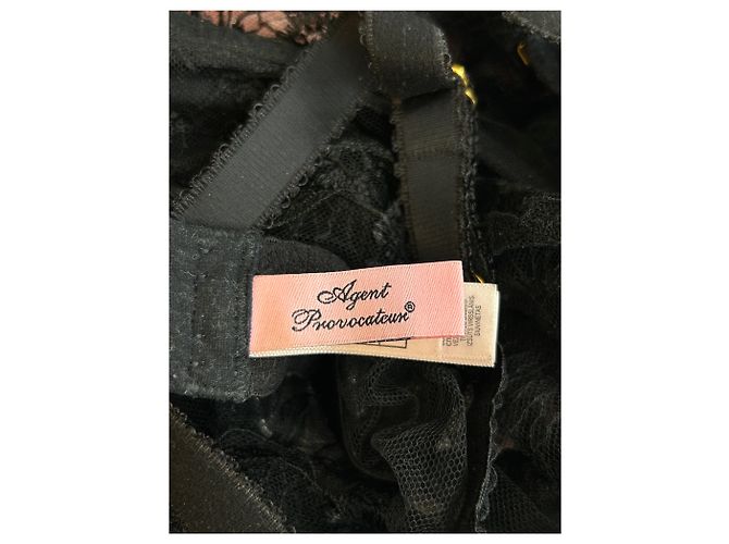 Conjunto de lencería de encaje negro Agent Provocateur - vista 7