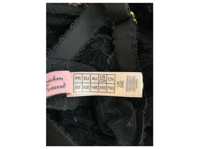 Conjunto de lencería de encaje negro Agent Provocateur - vista 8