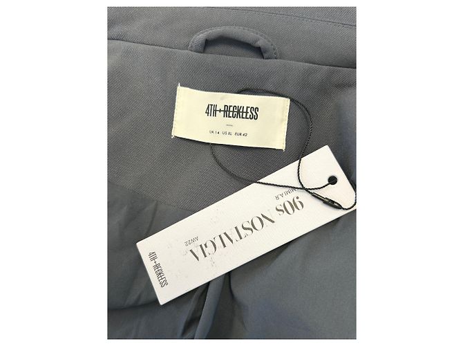 Autre Marque Abrigo largo gris 4TH RECKLESS - vista 5