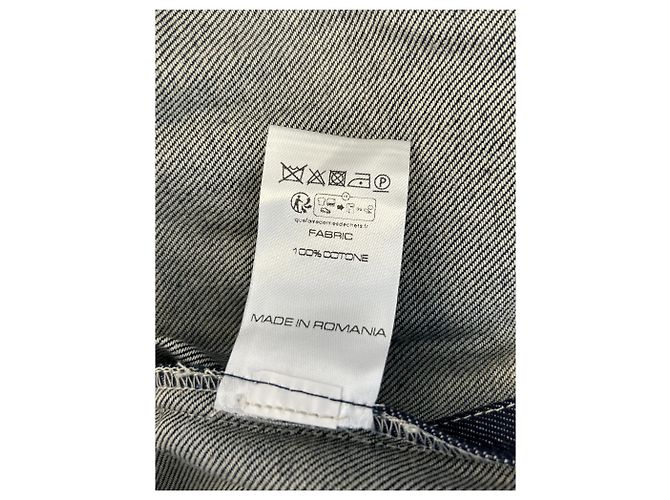 Giacca in denim grezzo blu Philippe Model Taglia 42 - vista 7
