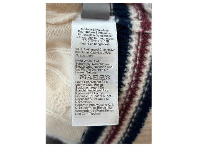 Suéter J.Crew de cashmere bege com decote em V XS - vista 6