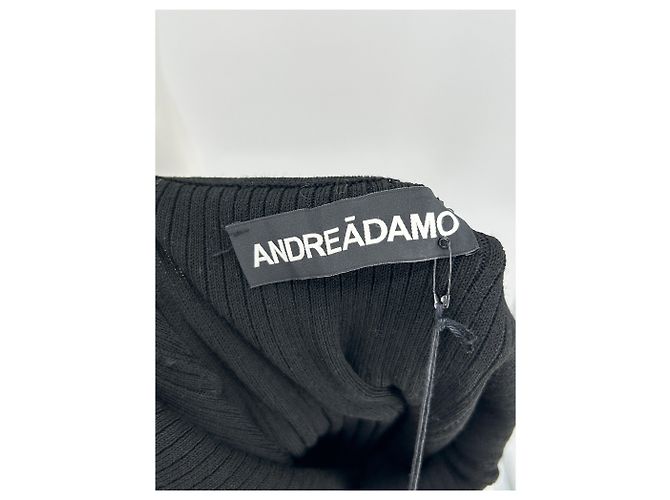 Autre Marque Vestido corto negro con hombros descubiertos ANDREA DAMO - vista 6