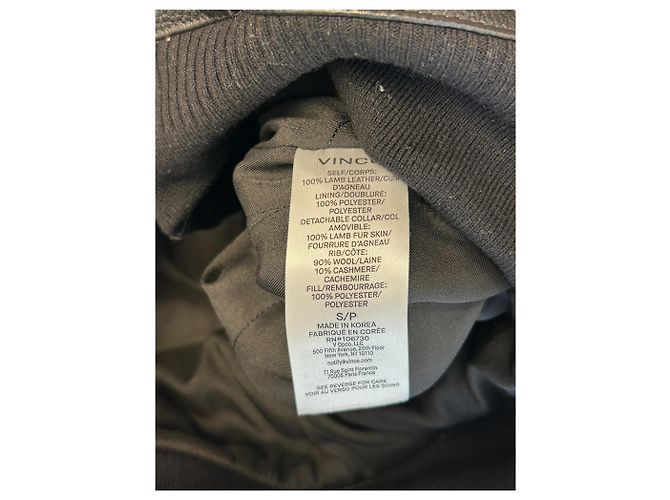 Vince Lederjacke Schwarz S - Ansicht 6
