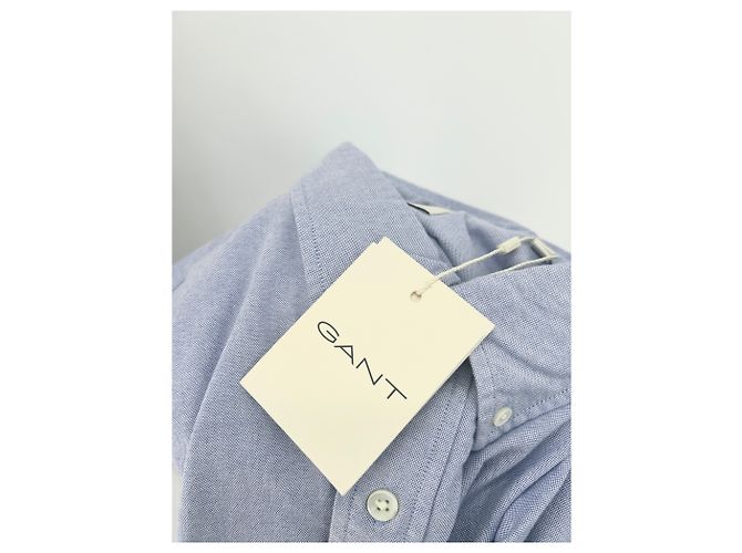 Autre Marque Camisa GANT de algodón azul M - vista 3