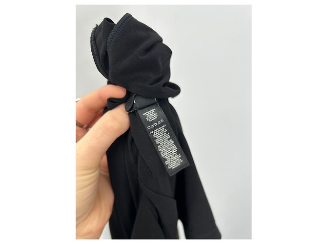 Autre Marque Vestido negro asimétrico - vista 6