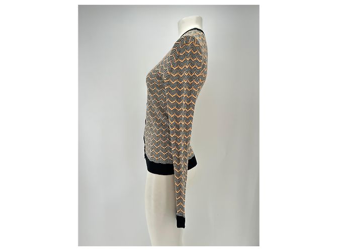 Missoni Cardigan mit Print Schwarz - Ansicht 4