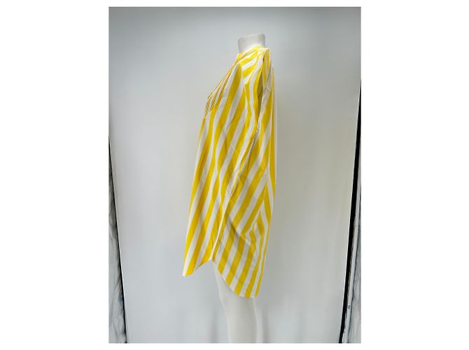 Autre Marque Blusa a righe bianca e gialla TOSHIE Giallo - vista 4
