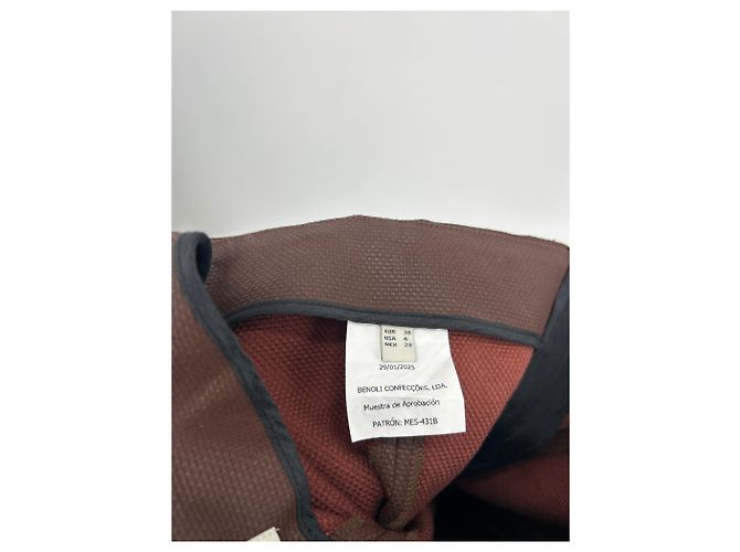 Pantalones marrones Massimo Dutti Castaño - vista 4