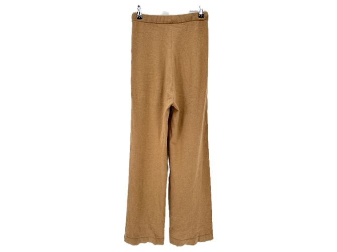 Autre Marque Pantalones de algodón beige MAJESTIC FILATURES - vista 2