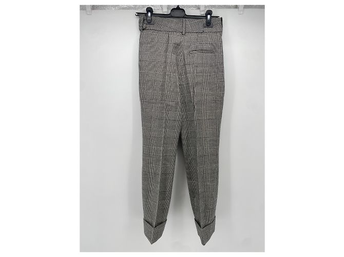 Alexandre Vauthier Pantalones con estampado príncipe de Gales Gris - vista 3