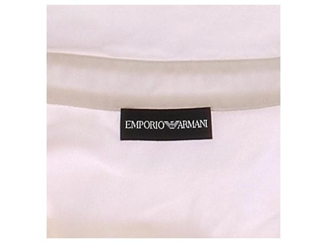 Emporio Armani Camicia in seta bianca Bianco - vista 6