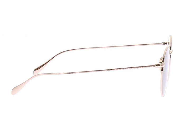 Oliver Peoples Runde Sonnenbrillen Golden - Ansicht 3