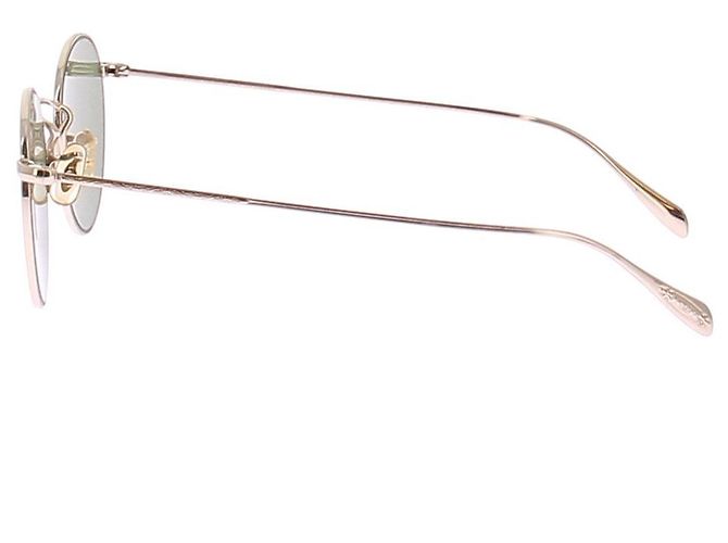 Oliver Peoples Runde Sonnenbrillen Golden - Ansicht 4