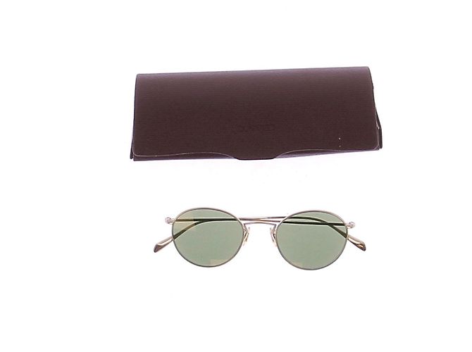 Oliver Peoples Runde Sonnenbrillen Golden - Ansicht 7