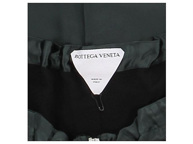 Bottega Veneta Falda de seda verde pino - vista 5