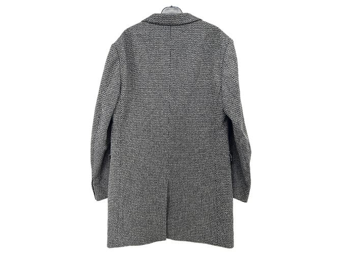 Corneliani Casaco cinza e preto em cashmere - vista 2
