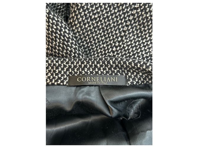 Corneliani Casaco cinza e preto em cashmere - vista 3