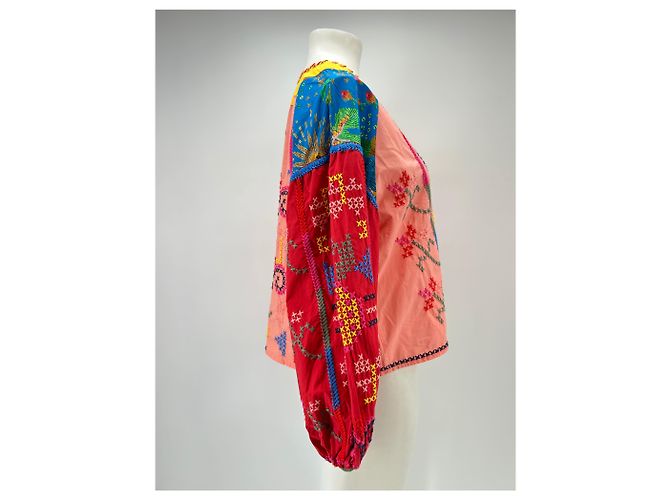 Farm Rio Bunte Bluse mit Stickerei - Ansicht 3