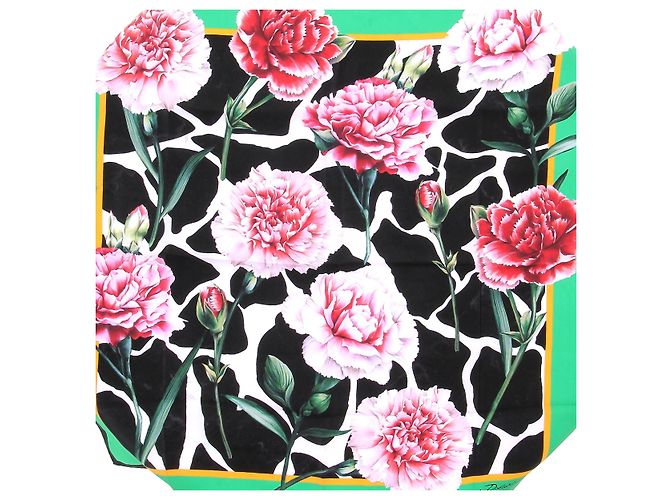 Dolce & Gabbana Foulard en soie imprimé fleurs - view 2