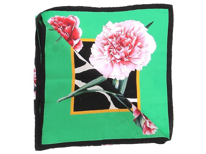 Dolce & Gabbana Foulard en soie imprimé fleurs - view 3