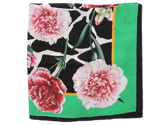 Dolce & Gabbana Foulard en soie imprimé fleurs - view 5