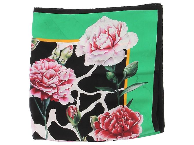 Dolce & Gabbana Foulard en soie imprimé fleurs - view 6