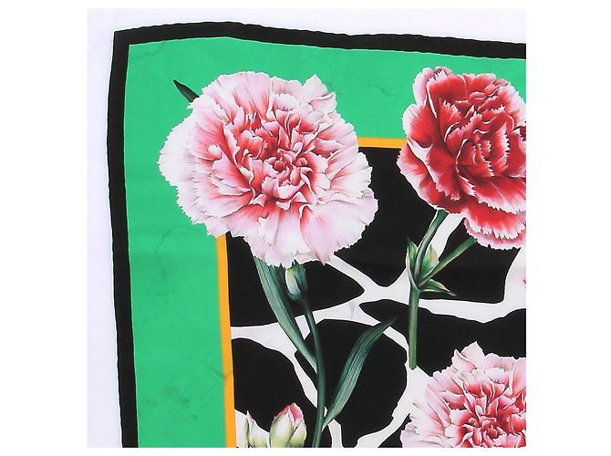 Dolce & Gabbana Foulard en soie imprimé fleurs - view 8