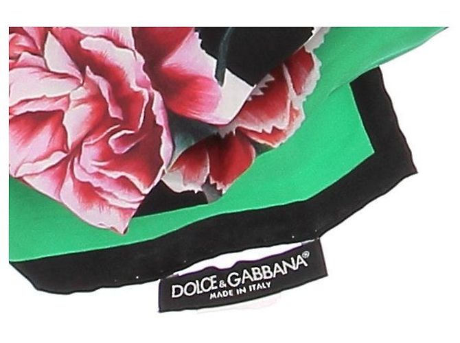 Dolce & Gabbana Foulard en soie imprimé fleurs - view 9
