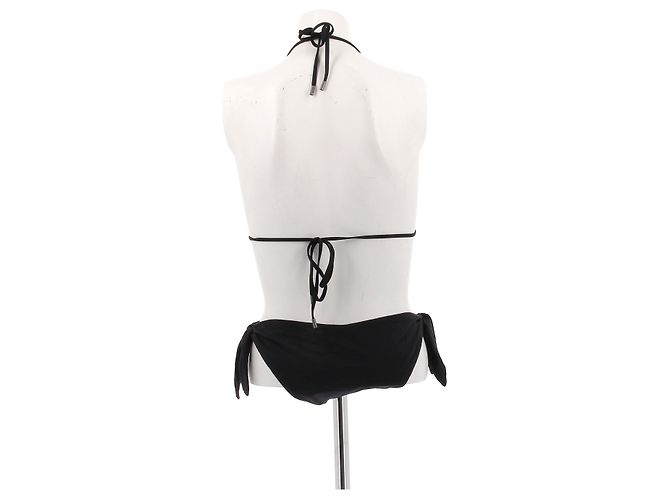 Saint Laurent Bikini negro de dos piezas - vista 2