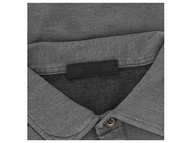 Polo de manga corta gris de algodón Prada - vista 5
