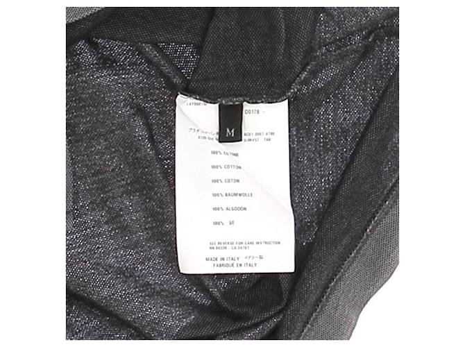 Polo de manga corta gris de algodón Prada - vista 6