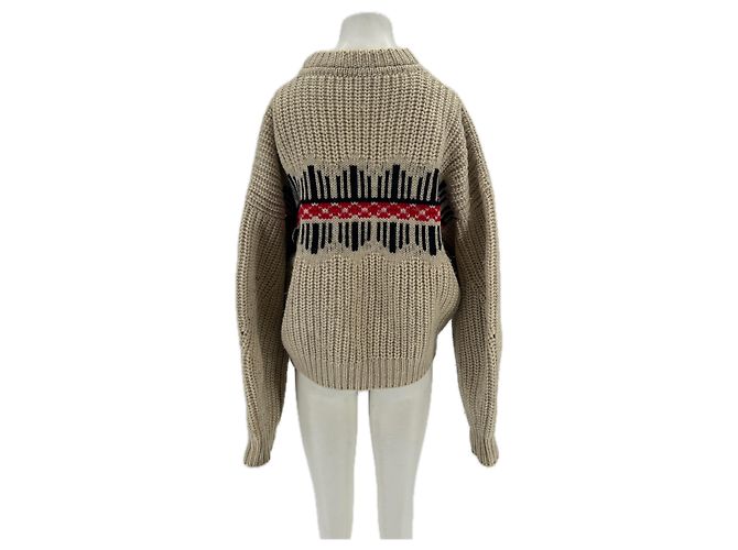 Suéter de lana beige Isabel Marant - vista 2