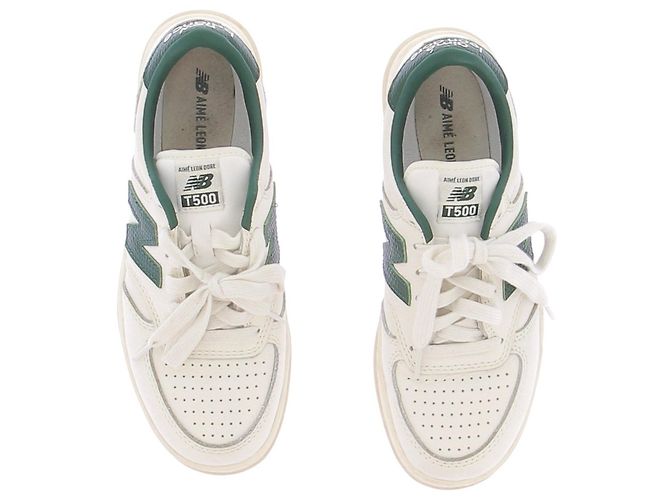 New Balance Leder Sneakers "T500" Weiß - Ansicht 6