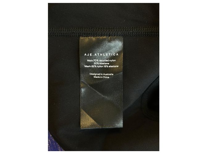Autre Marque Leggings deportivas negras Negro - vista 4