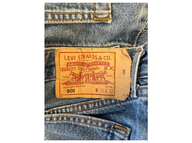 Jeans Levi's blu in cotone taglia 31 - vista 3