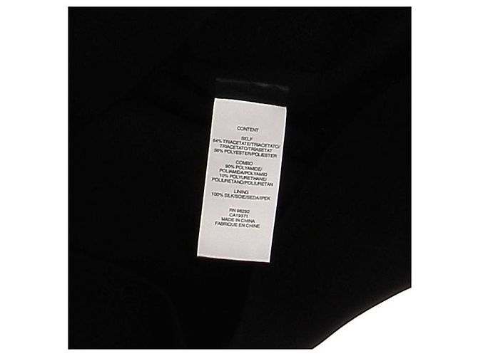 Vestido corto strapless negro Tibi - vista 6