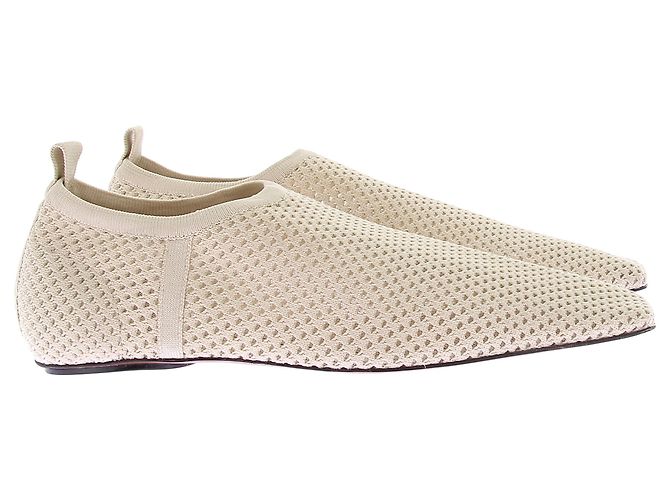 Nanushka Mesh-Schuhe "Bujum" Beige - Ansicht 2
