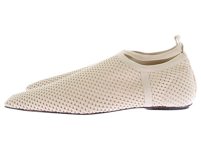 Nanushka Mesh-Schuhe "Bujum" Beige - Ansicht 3