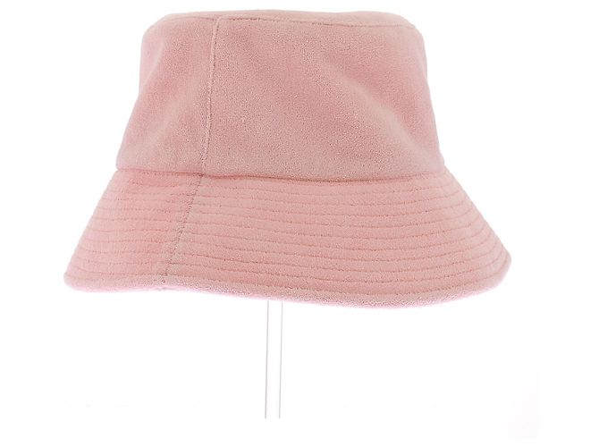 Autre Marque Cappello bucket in cotone rosa - vista 2
