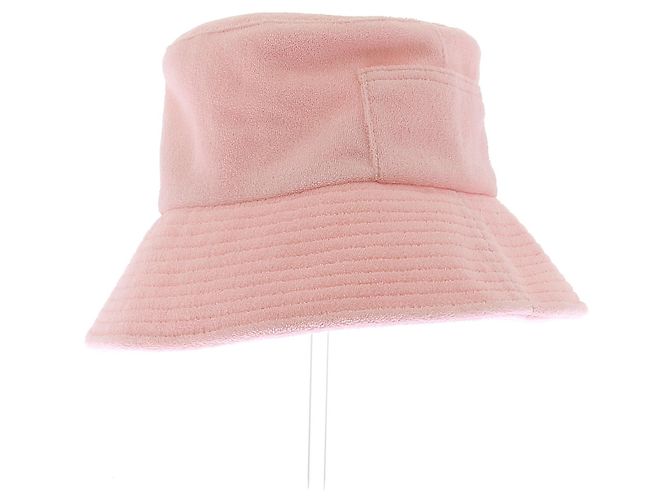 Autre Marque Cappello bucket in cotone rosa - vista 5