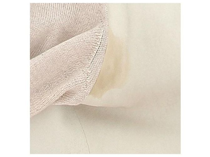 Stouls Cardigan aus Wolle und Leder Weiß - Ansicht 6